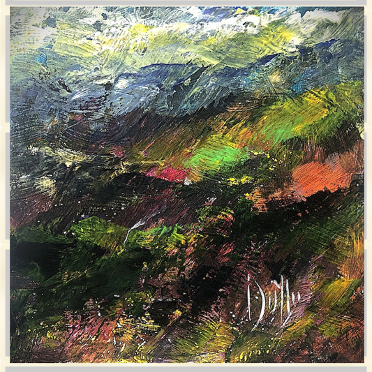 Vintage Snowdonia-Autumn c1960 Original Signed Painting