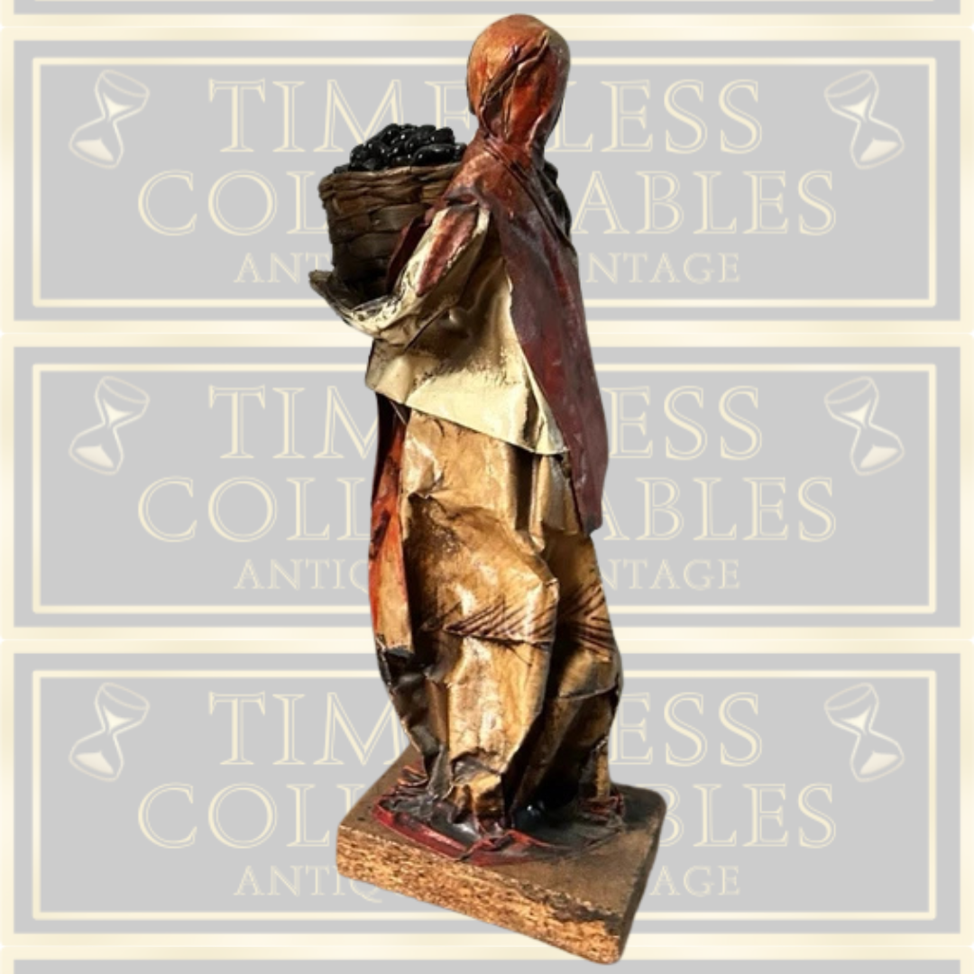 Vintage Mexican Paper Mache Folk Art Figure