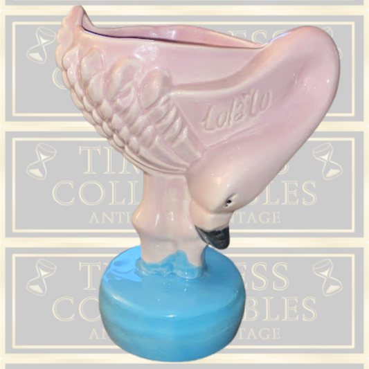Ceramic Flamingo Shaped Figurative Vase/Mug