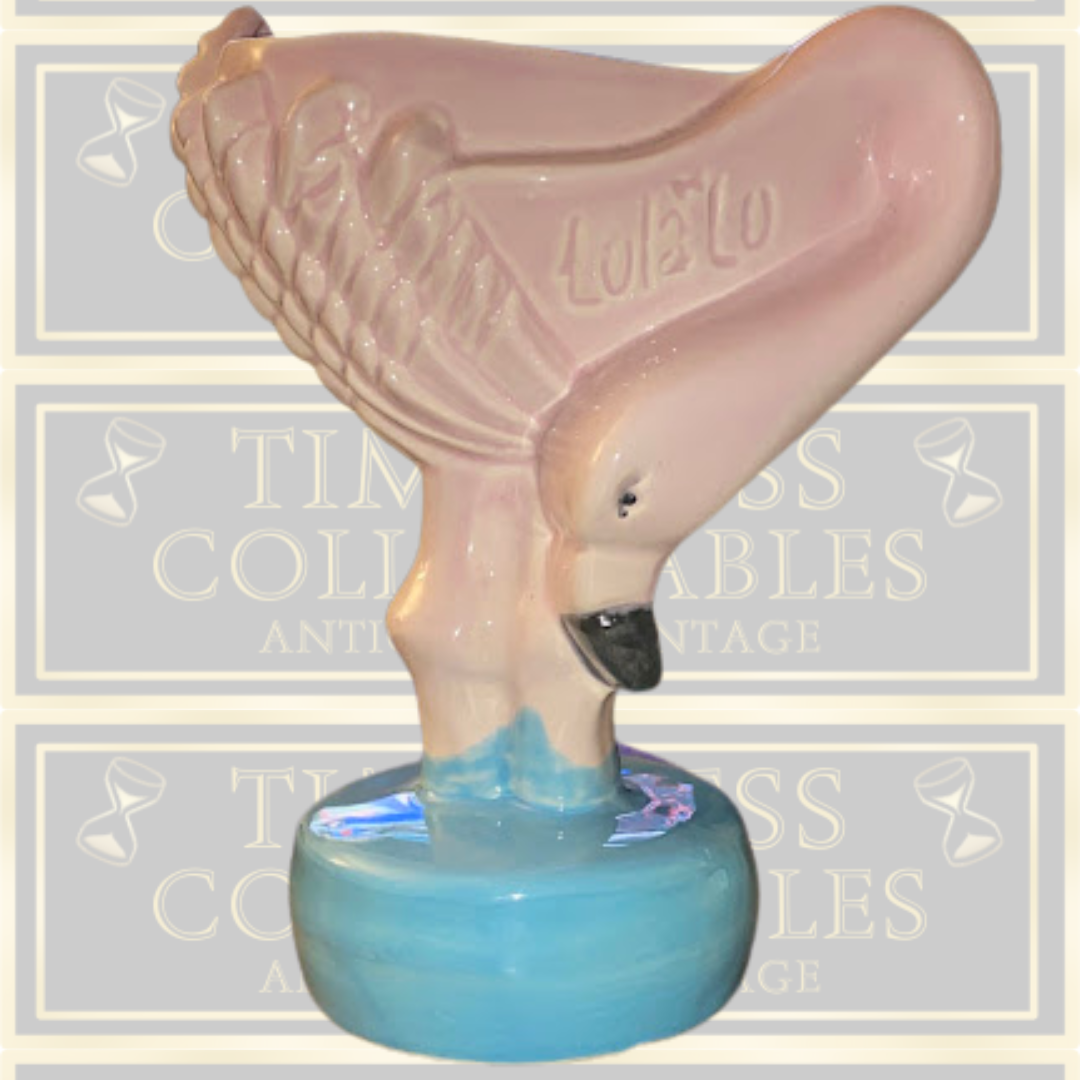 Ceramic Flamingo Shaped Figurative Vase/Mug