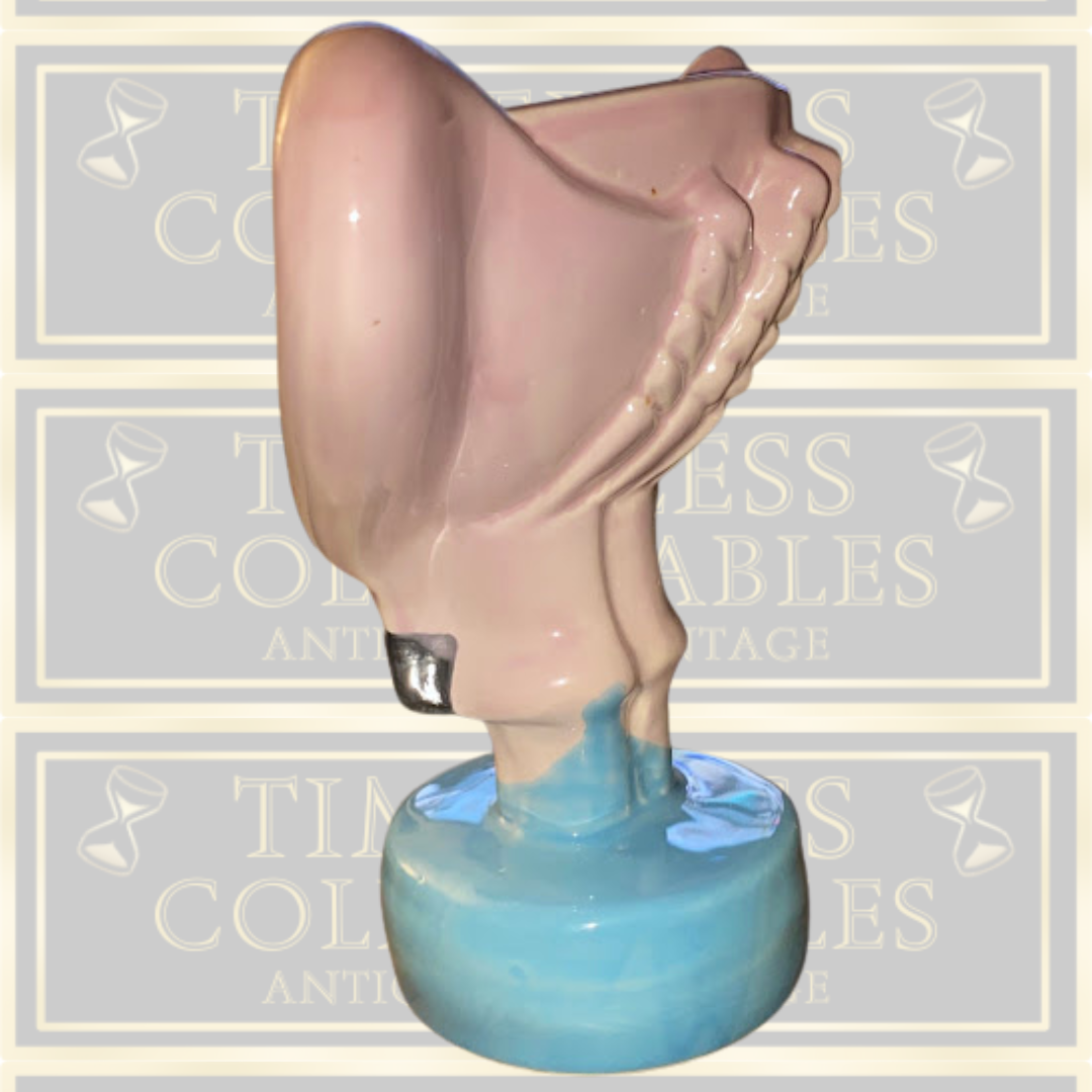 Ceramic Flamingo Shaped Figurative Vase/Mug