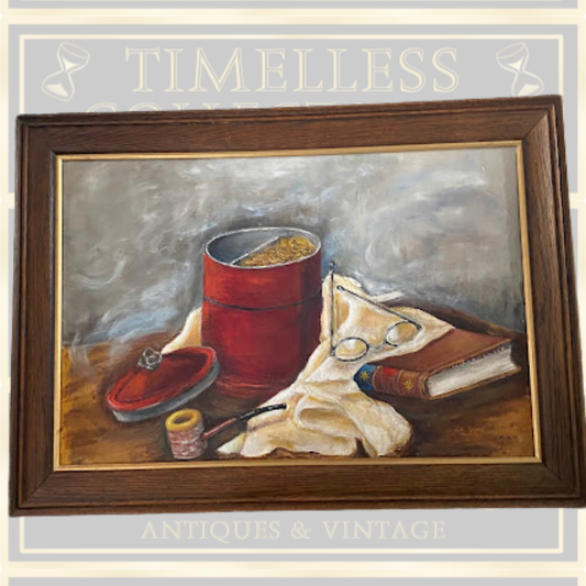 Antique Still Life Painting Titles Pipe Dreams