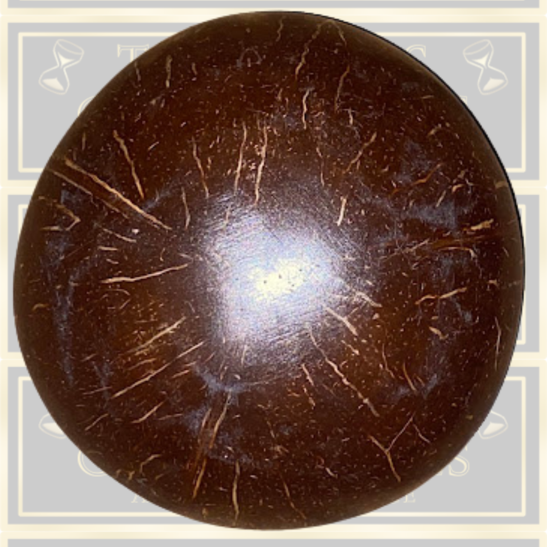 Coconut Mother Pearl Floral Inlay Decorative Bowl