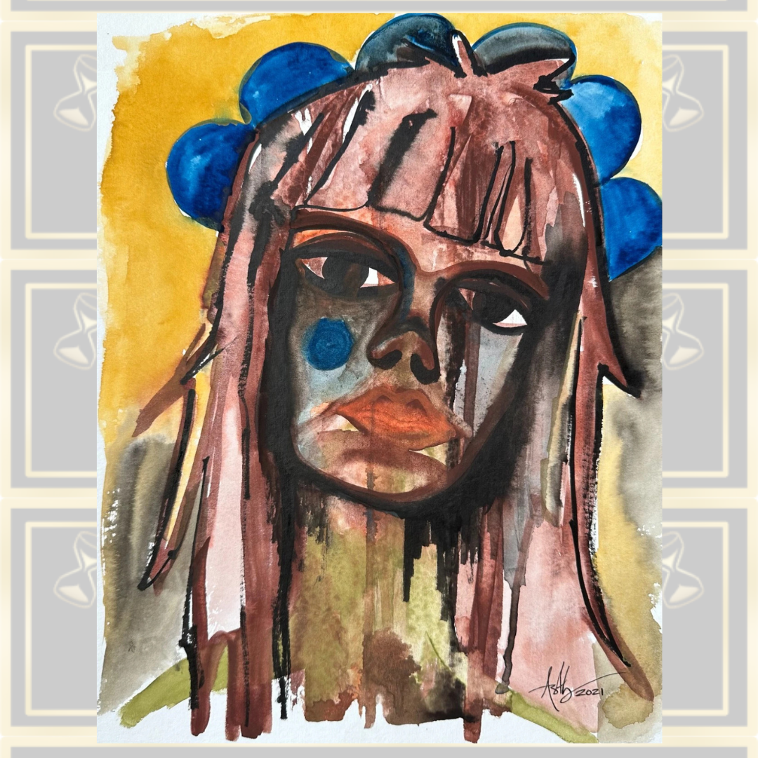 Original Art On Paper “It Takes Time To Know Yourself She Said