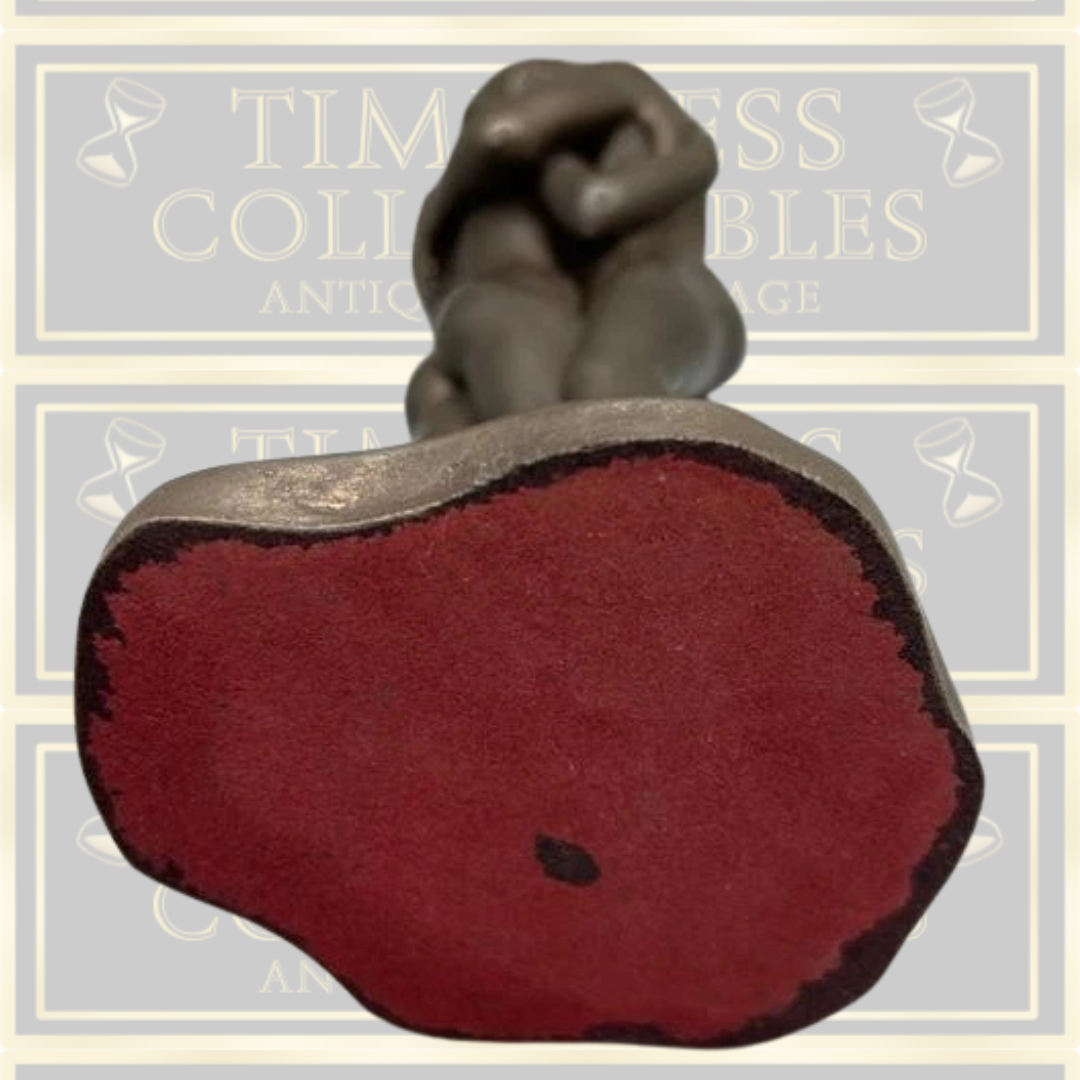 Vintage Bronze colour Adam & Eve Sculpture