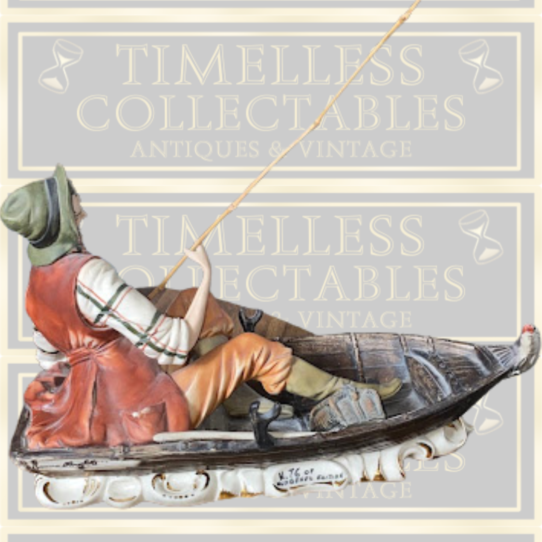 Vintage Limited Edition Capodimonte The Fisherman