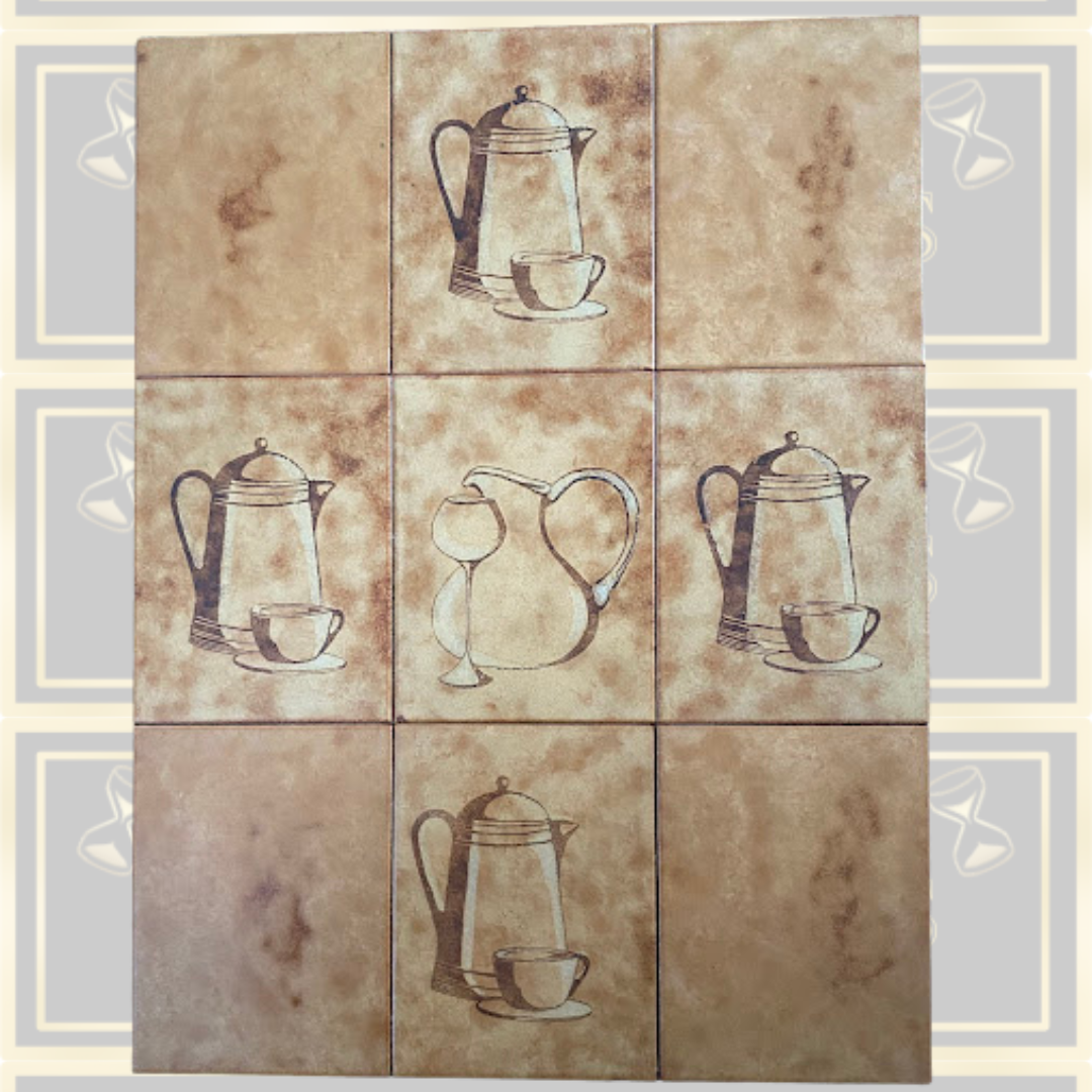 Vintage Italian kitchen Drinks Wall Tiles