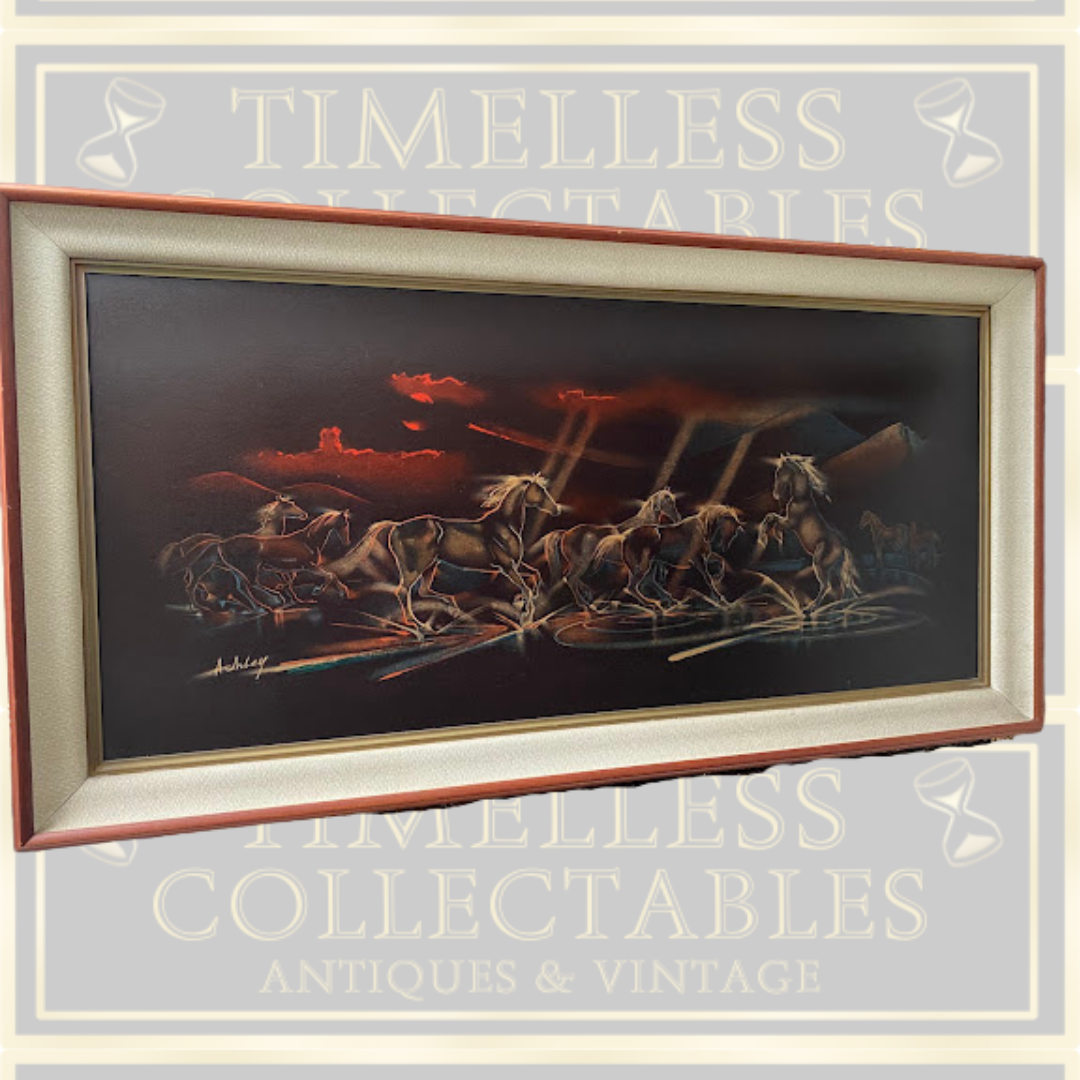 Vintage Derek Ashley’s Famous Large Horseplay Print