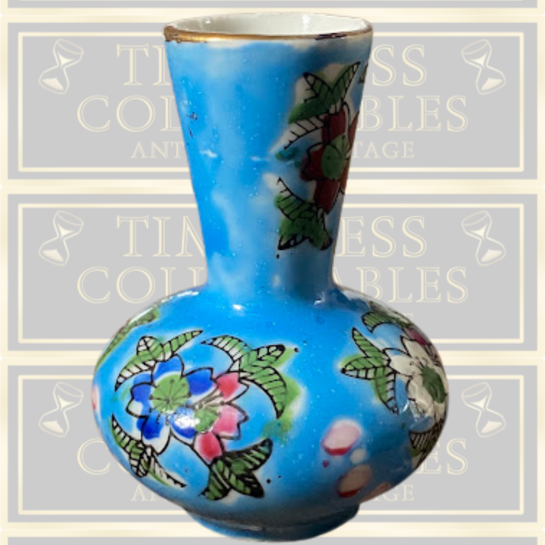 Vintage Enesco Miniature Floral Japan Vase