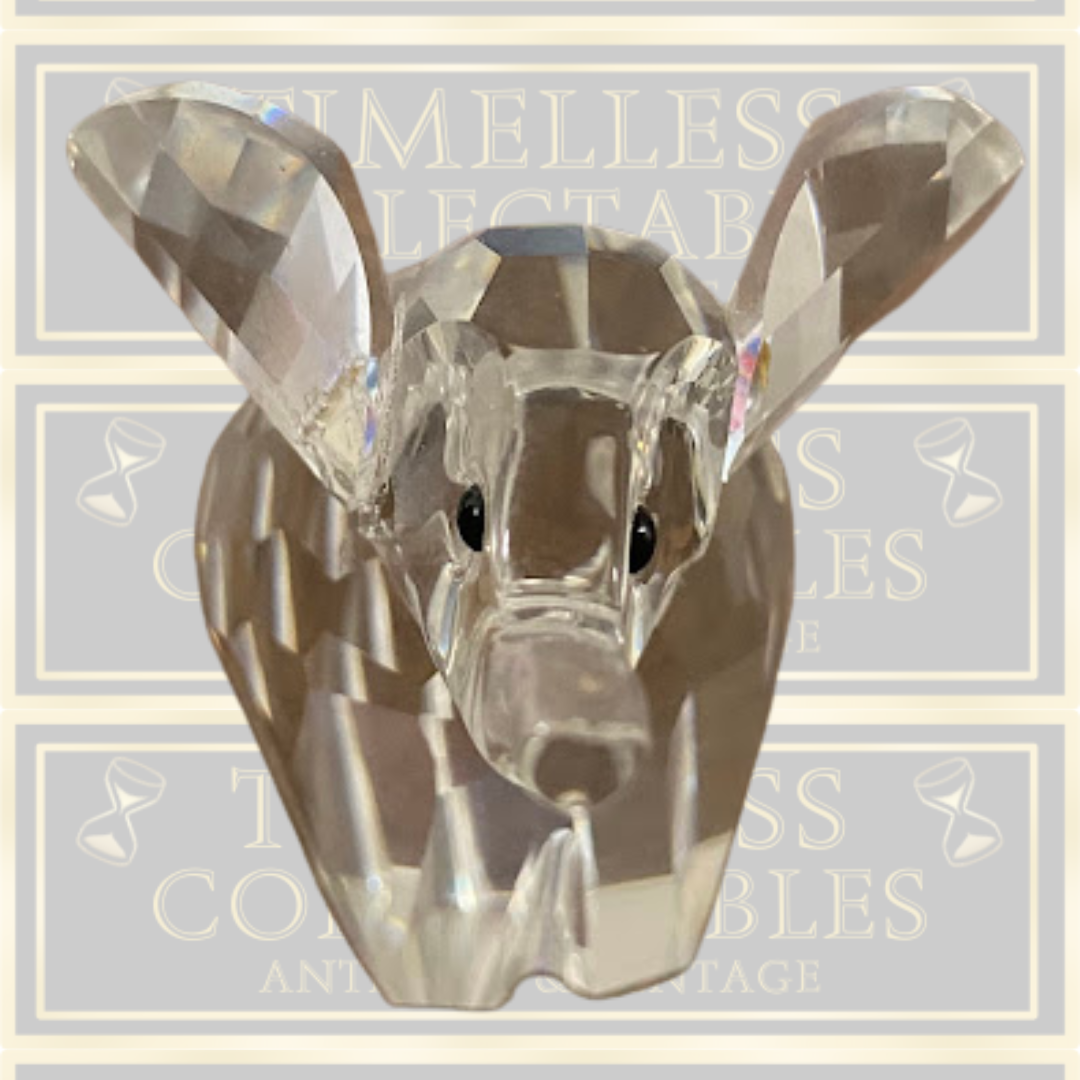 Vintage Swarovski Elephant Crystal Mini Elephant