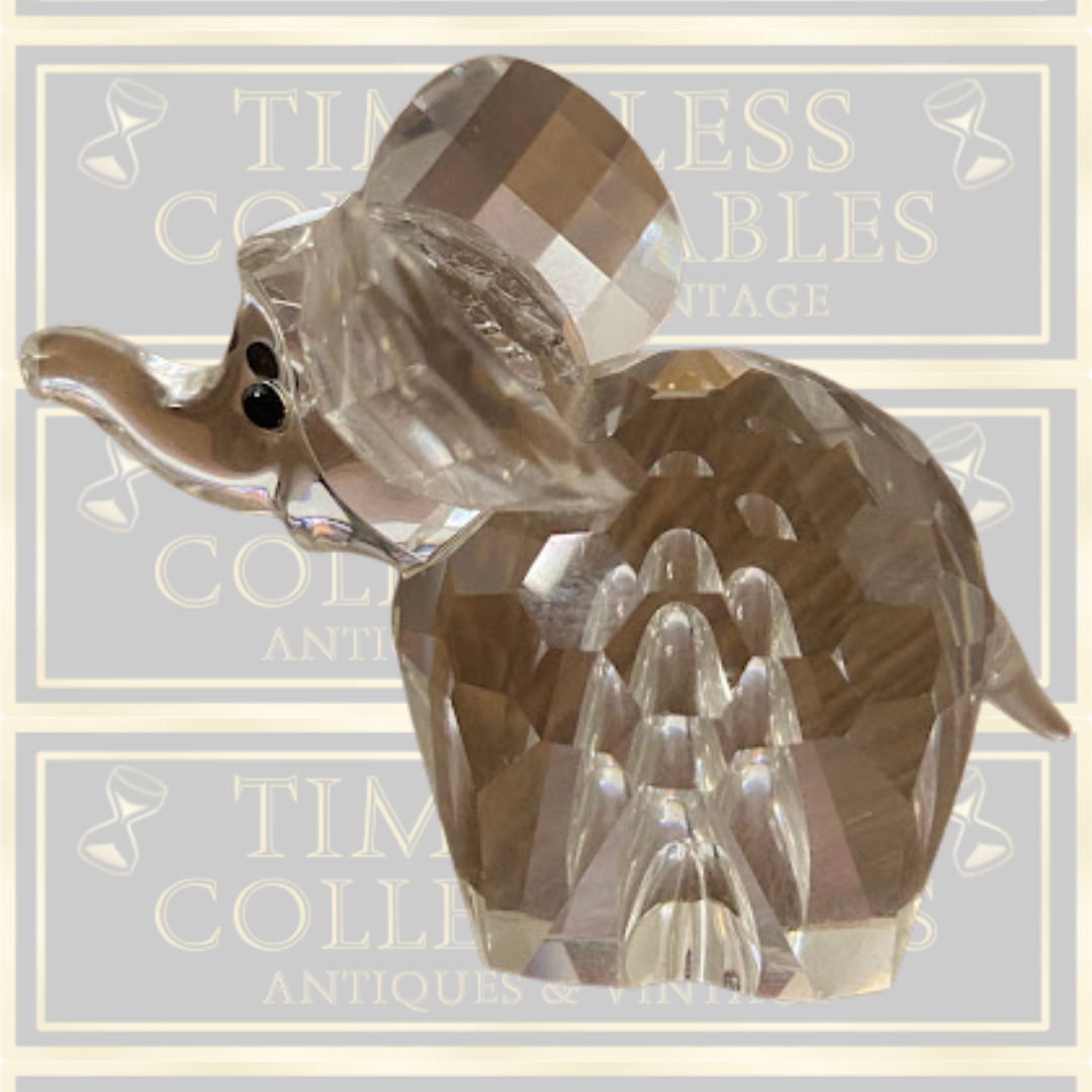 Vintage Swarovski Elephant Crystal Mini Elephant