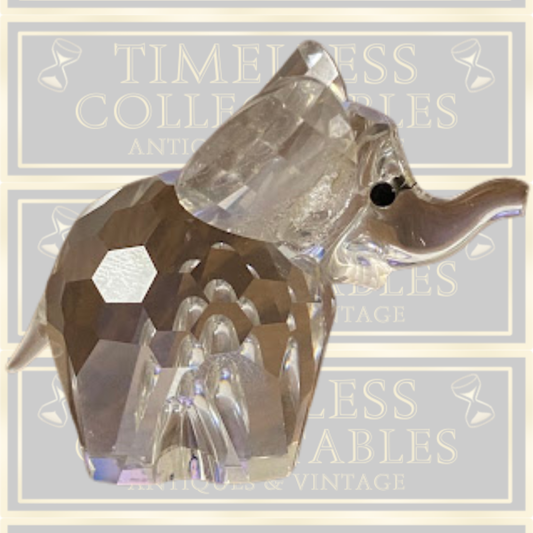 Vintage Swarovski Elephant Crystal Mini Elephant