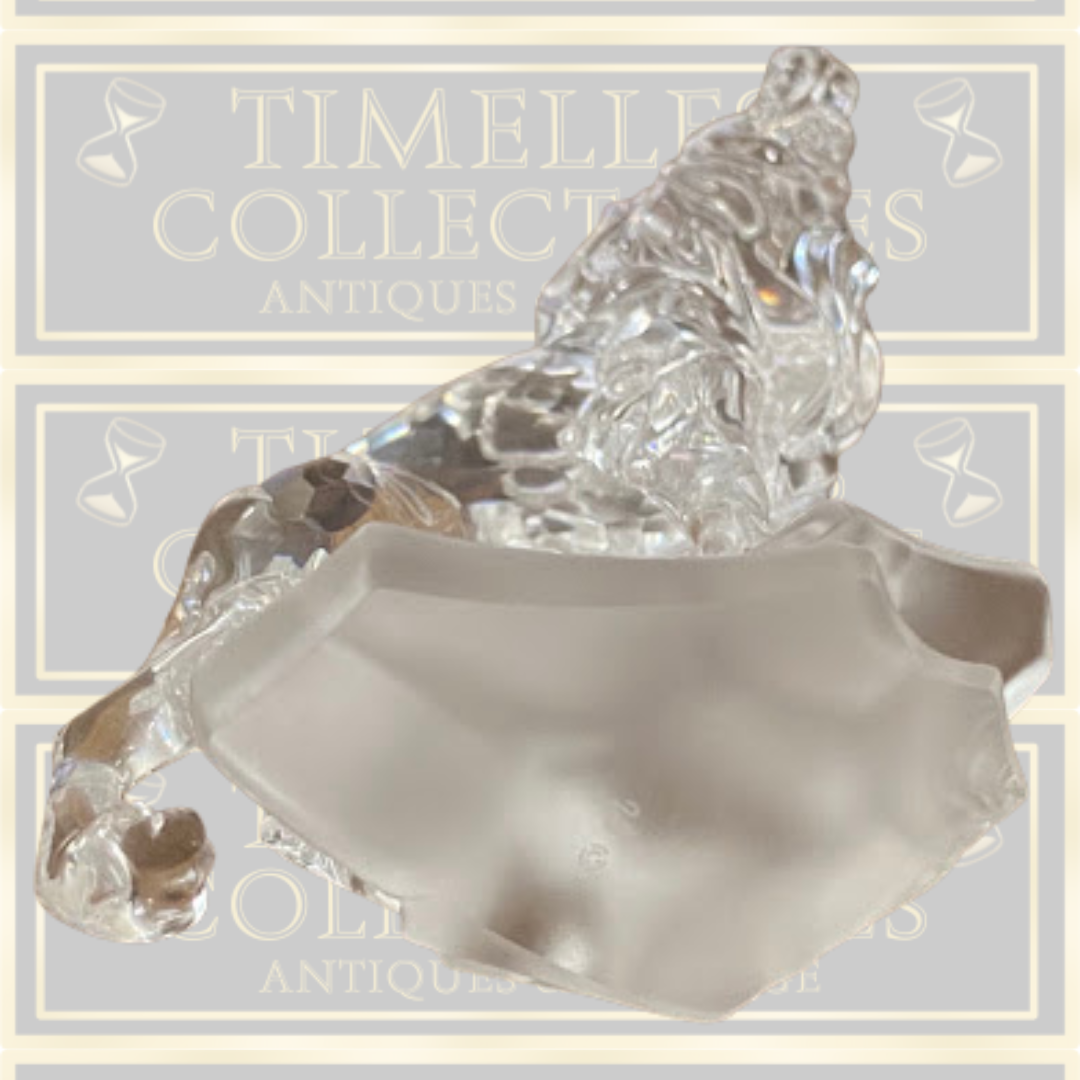 Vintage Retired Swarovski Crystal Lion