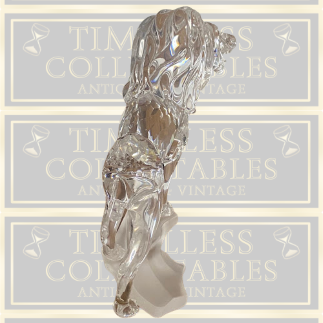 Vintage Retired Swarovski Crystal Lion
