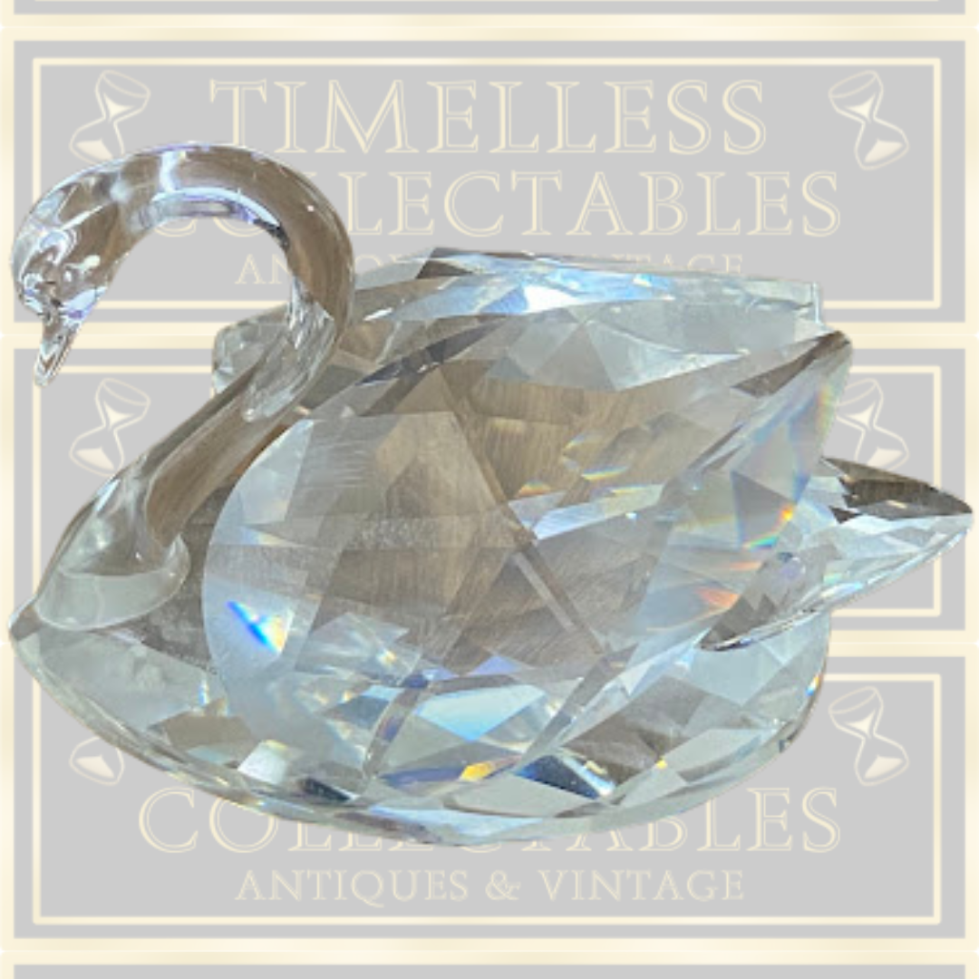 Vintage Swarovski Crystal Large Swan