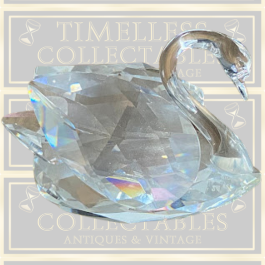 Vintage Swarovski Crystal Large Swan