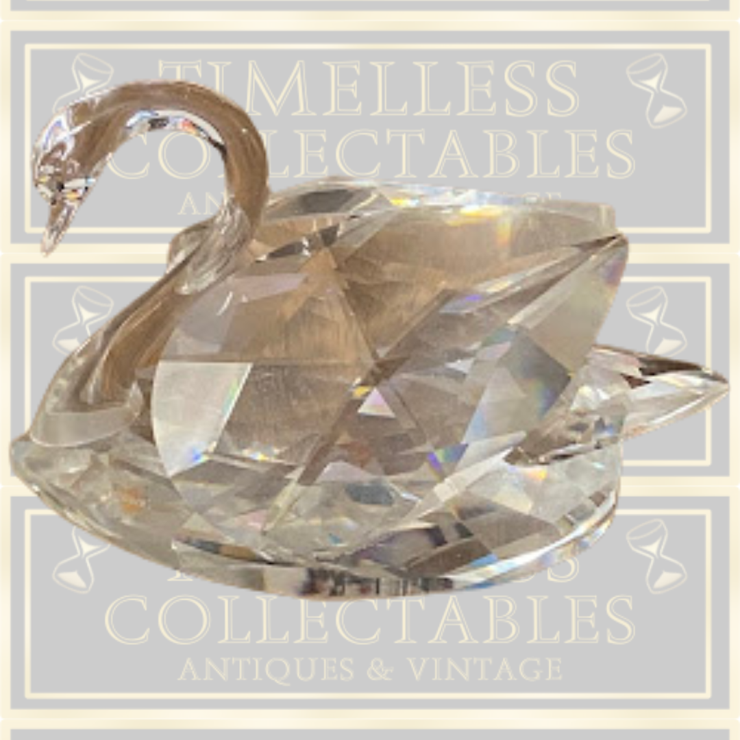 Vintage Swarovski Crystal Large Swan