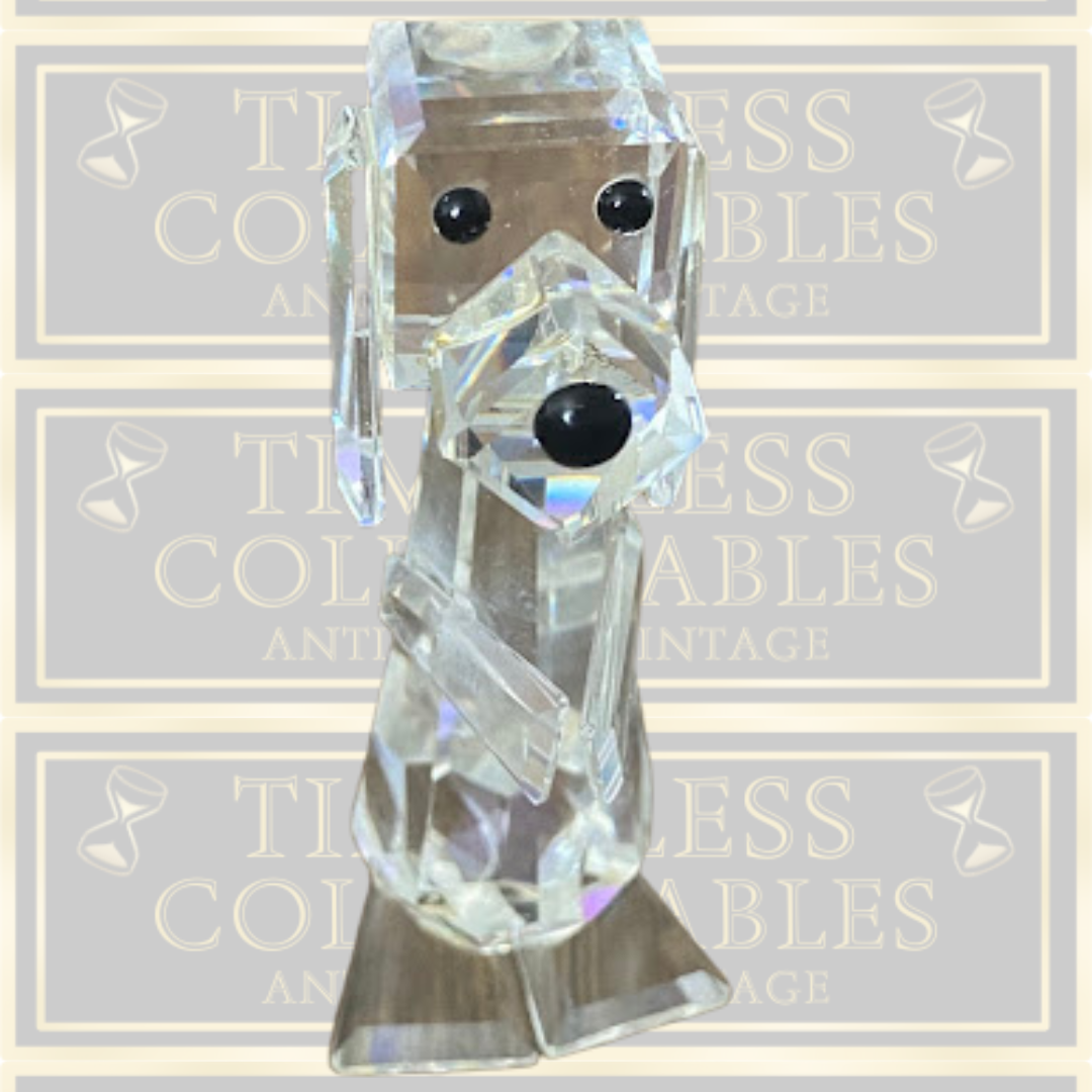 Vintage Retired Swarovski Crystal "Standing Dog"Pluto