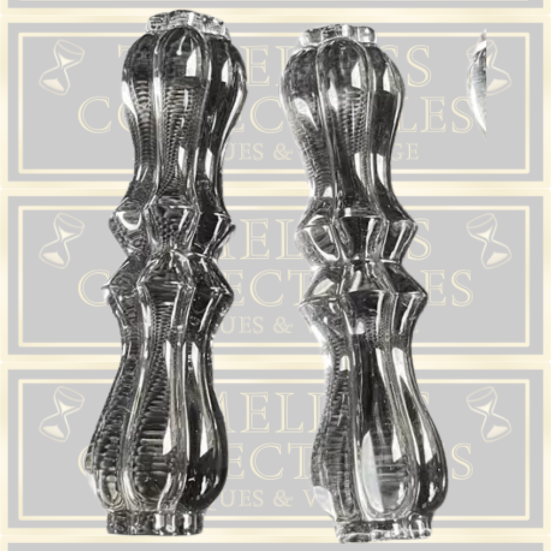 Vintage Sevres Pair Crystal Knife Rests