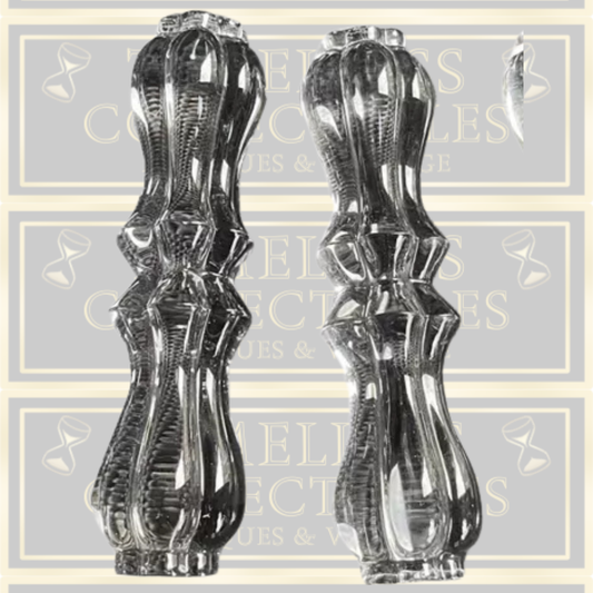 Vintage Sevres Pair Crystal Knife Rests