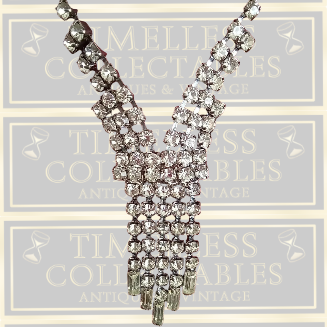 Vintage Art Deco Cocktail Choker Necklace