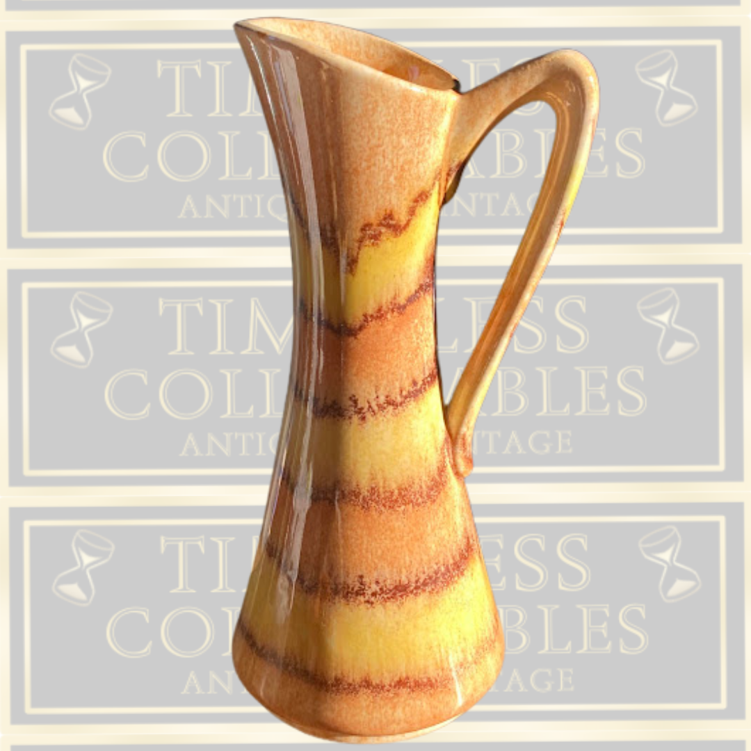 Vintage Bay Keramik Drip Glaze Pitcher/Vase