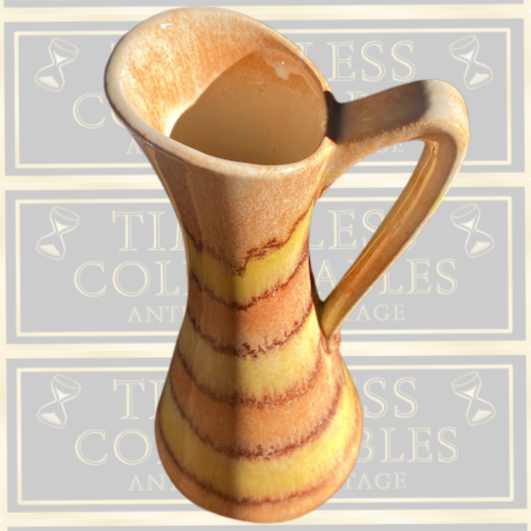 Vintage Bay Keramik Drip Glaze Pitcher/Vase