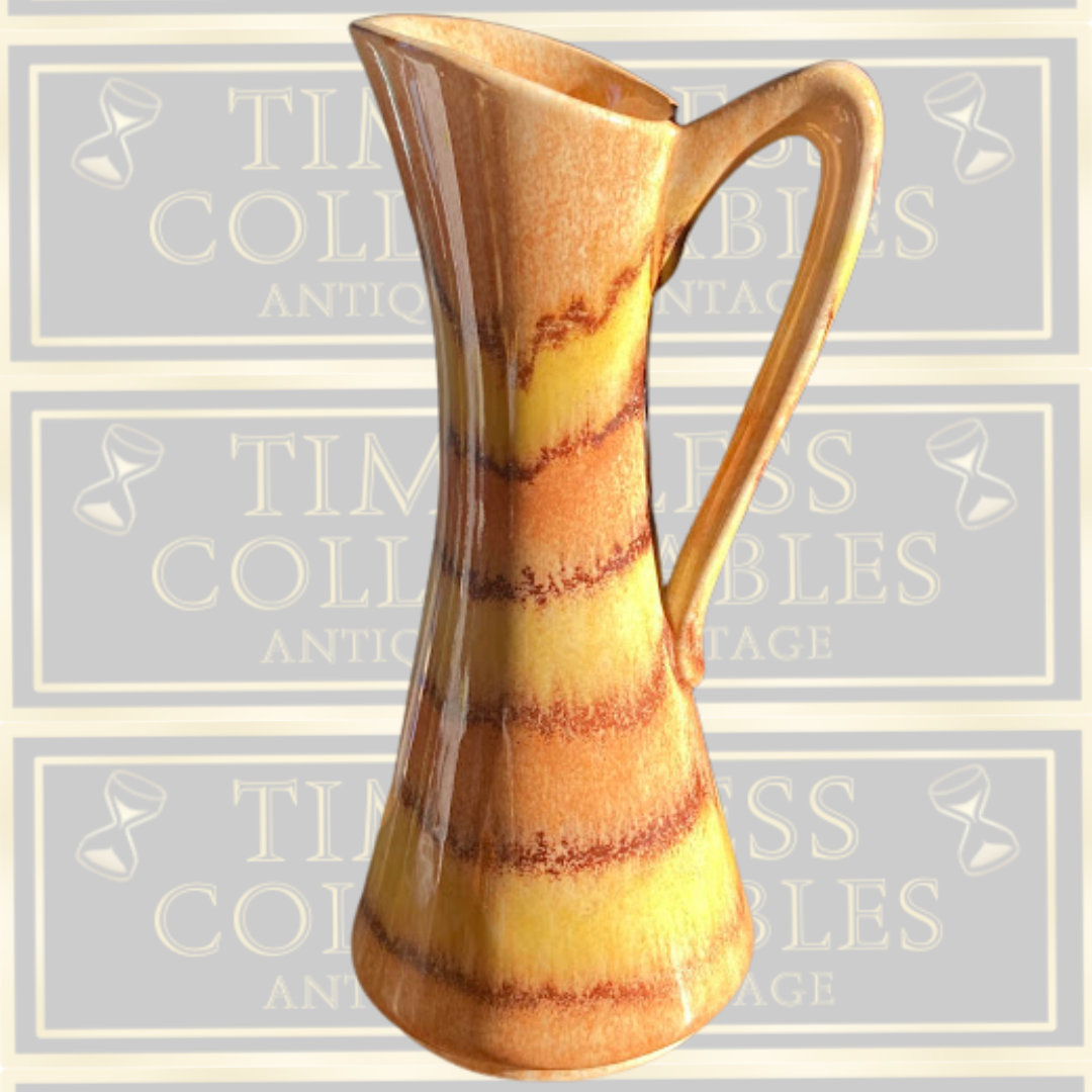 Vintage Bay Keramik Drip Glaze Pitcher/Vase
