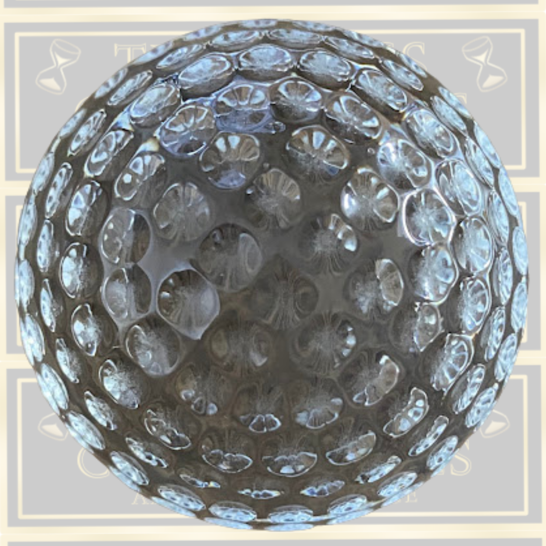 Vintage Waterford Crystal Golf Ball Paperweight