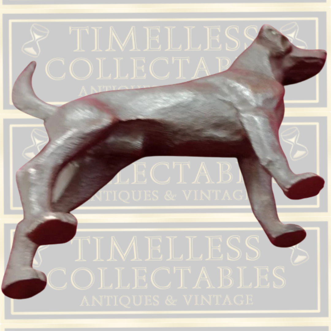 Antique Solid Bronze Pointer Gun Dog