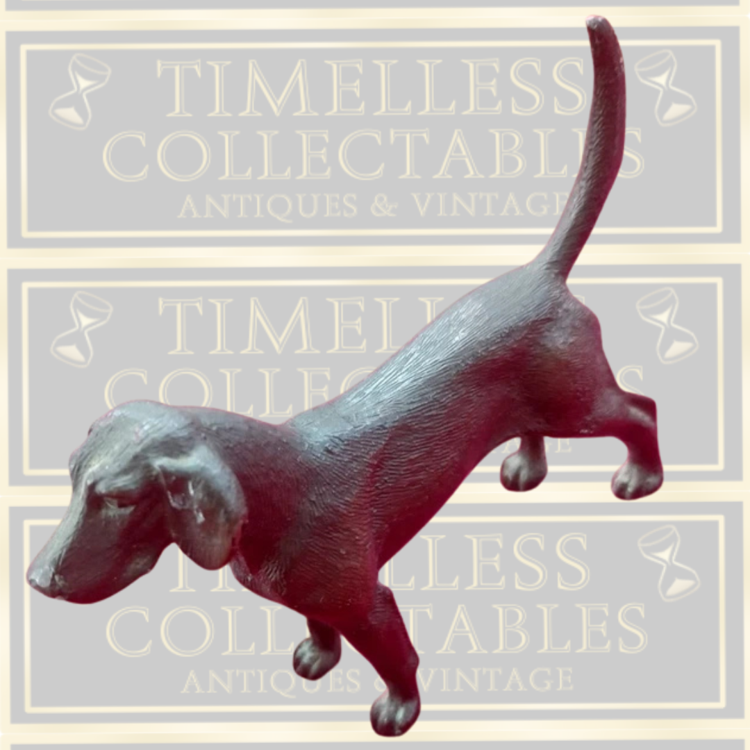 Antique Solid Bronze Pointer Gun Dog