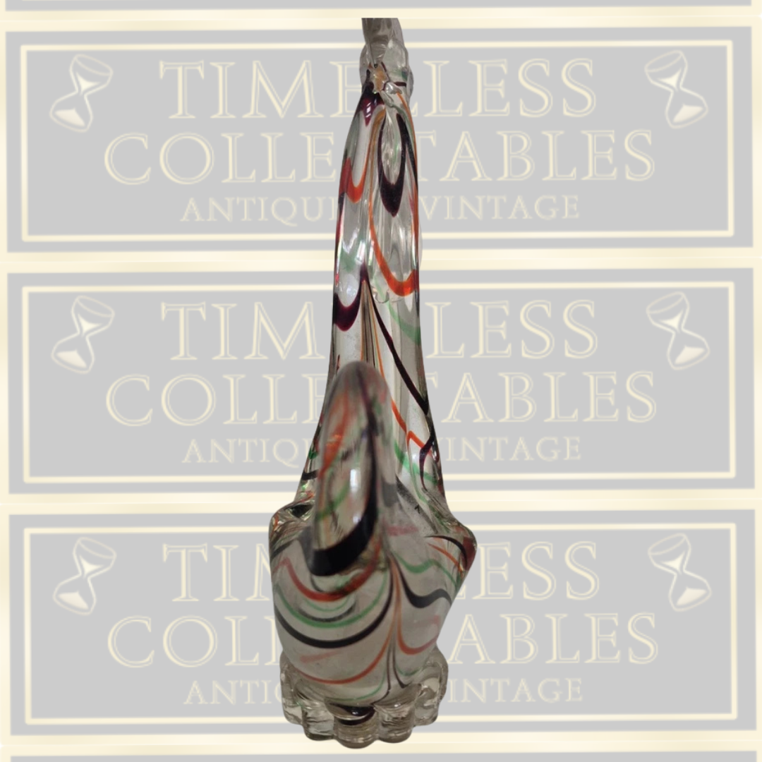 Vintage Murano Art Glass Swan Sculpture