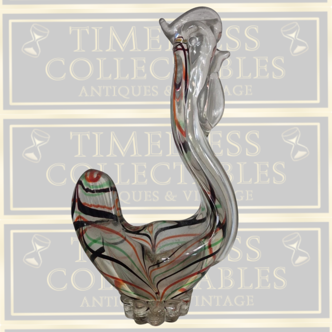 Vintage Murano Art Glass Swan Sculpture