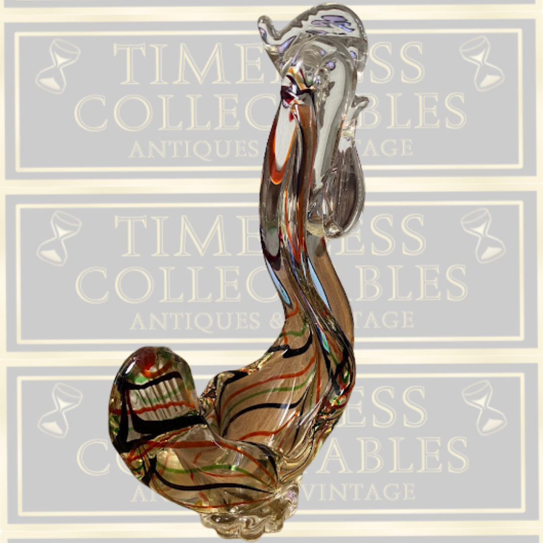 Vintage Murano Art Glass Swan Sculpture