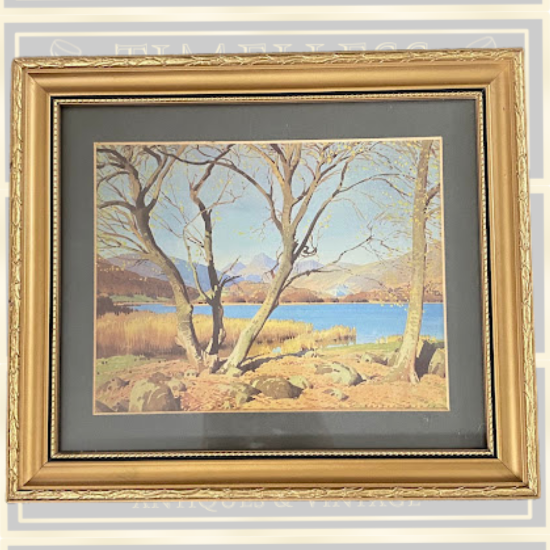 Framed Print Elterwater By British Landscape Artist William Heaton Cooper