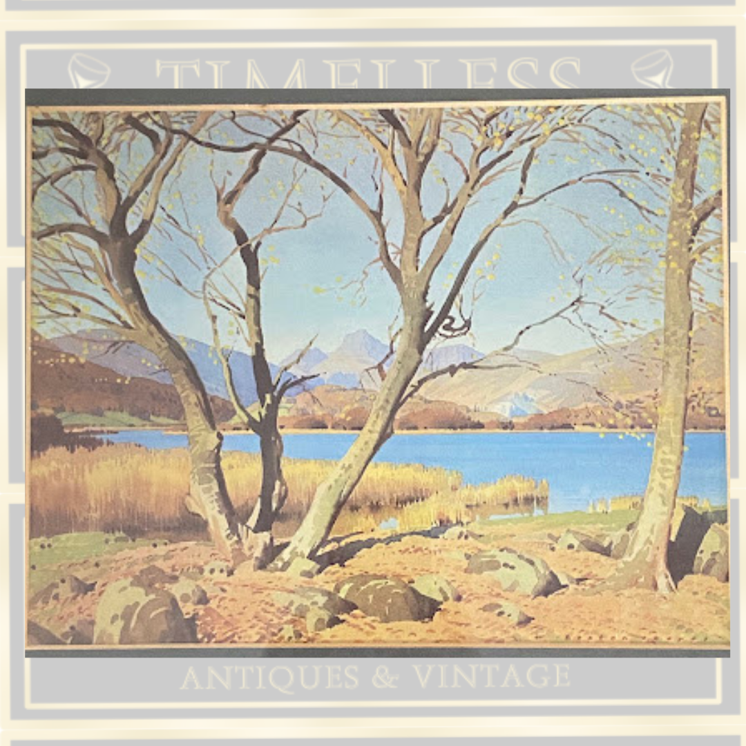 Framed Print Elterwater By British Landscape Artist William Heaton Cooper
