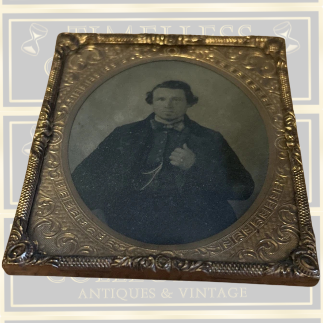 Antique Pair Daguerreotype Photo