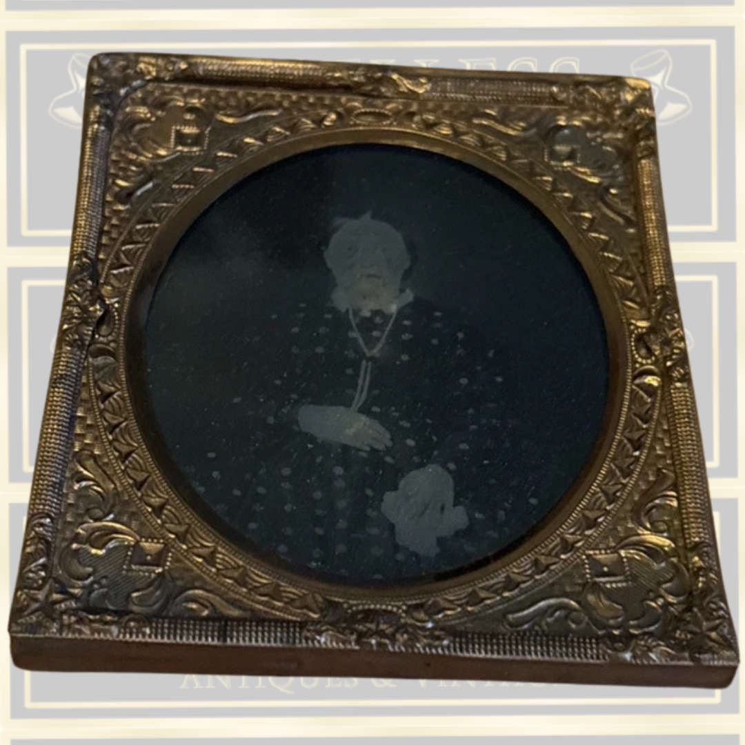 Antique Pair Daguerreotype Photo