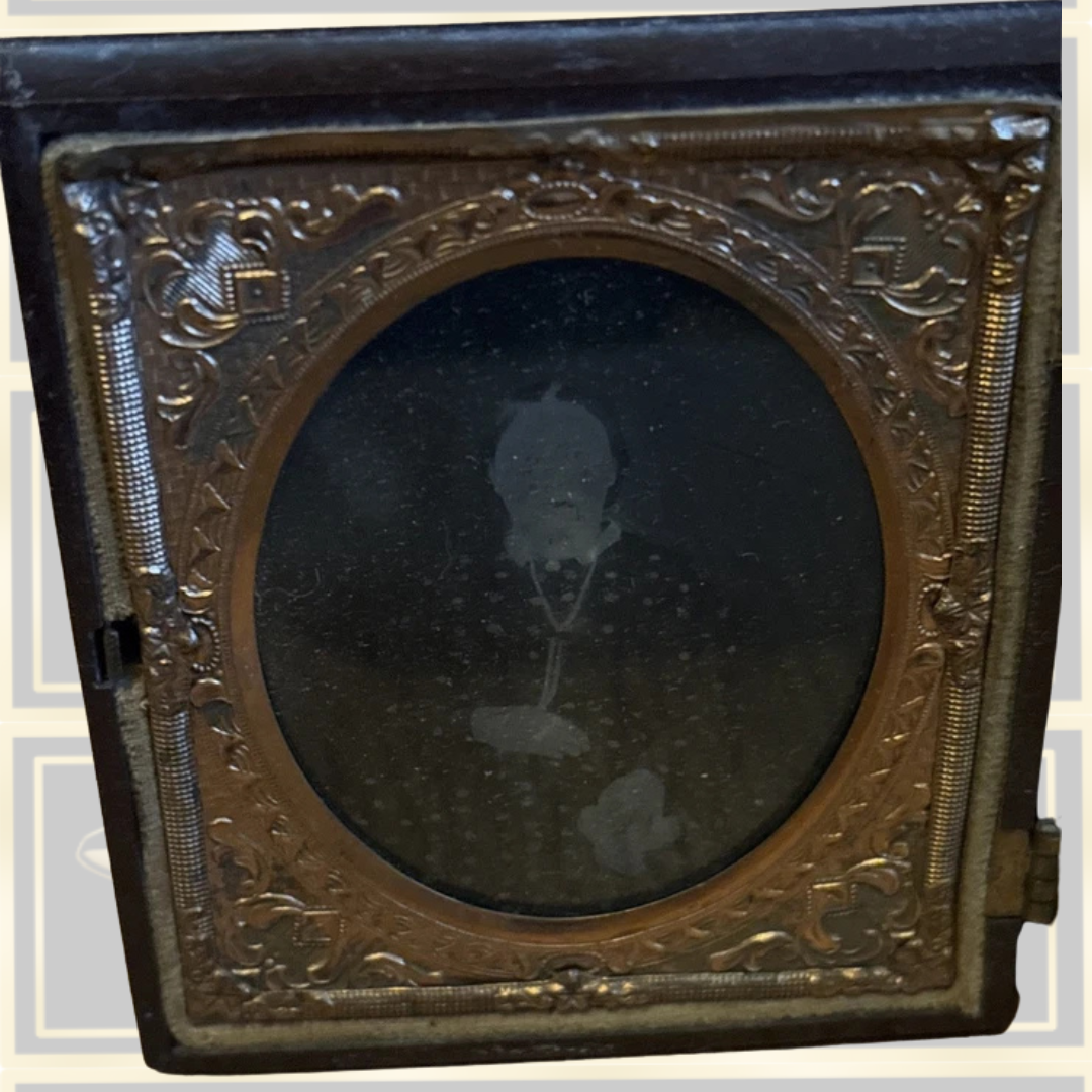 Antique Pair Daguerreotype Photo