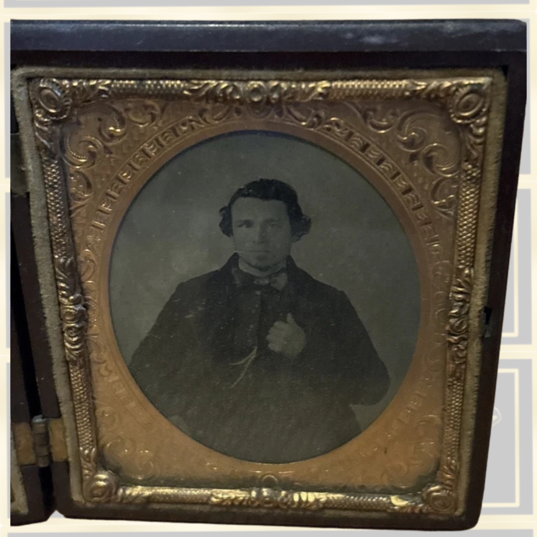 Antique Pair Daguerreotype Photo