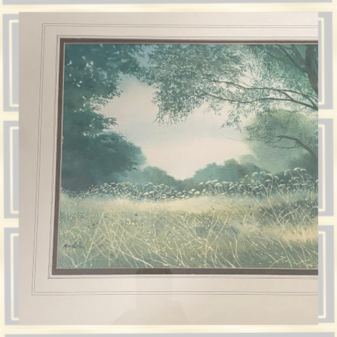 Vintage Country Landscape Morning Mist" by Peter H. Bolton