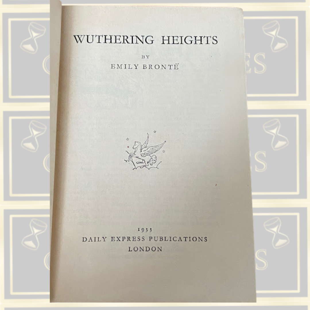 Vintage Edition Wuthering Heights by Emily Brontë