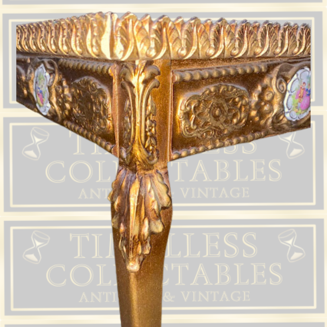 Antique-Style French Small Side Table
