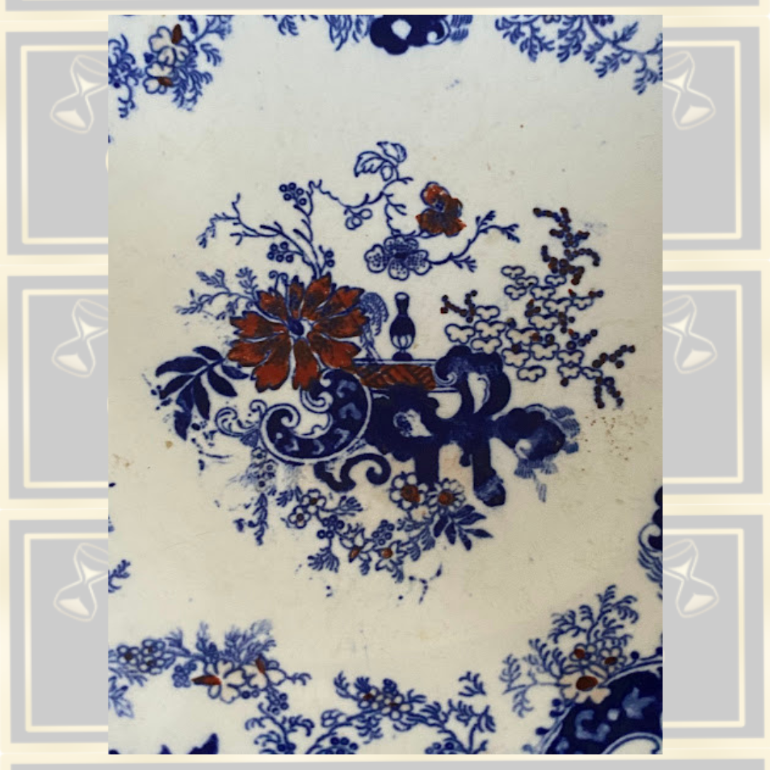 Antique Ridgway 'Chinese Japan' Transferware Bowl