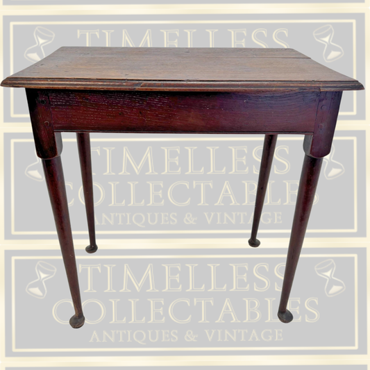 Antique 18th-Century George II Oak Side Table