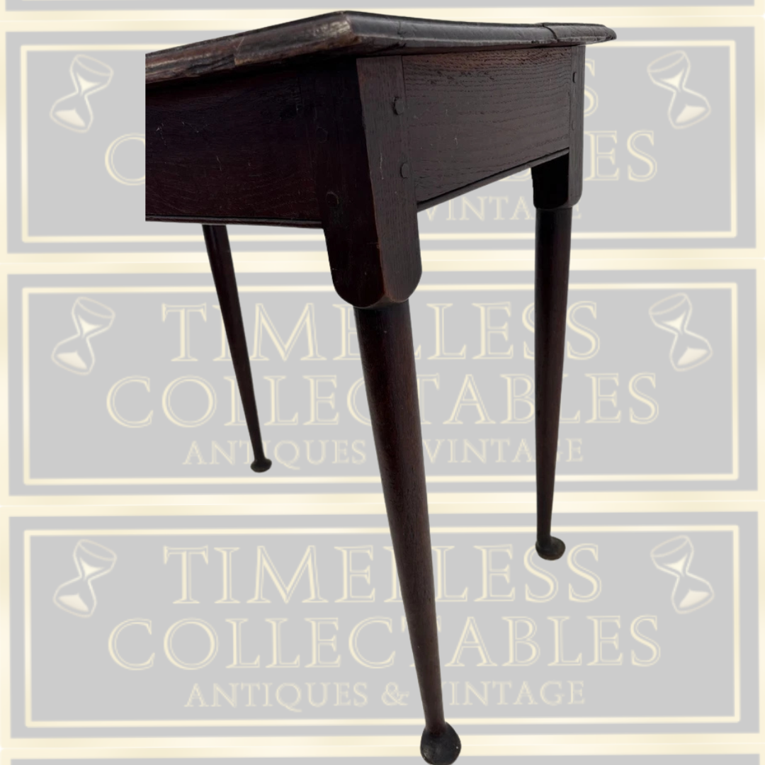 Antique 18th-Century George II Oak Side Table