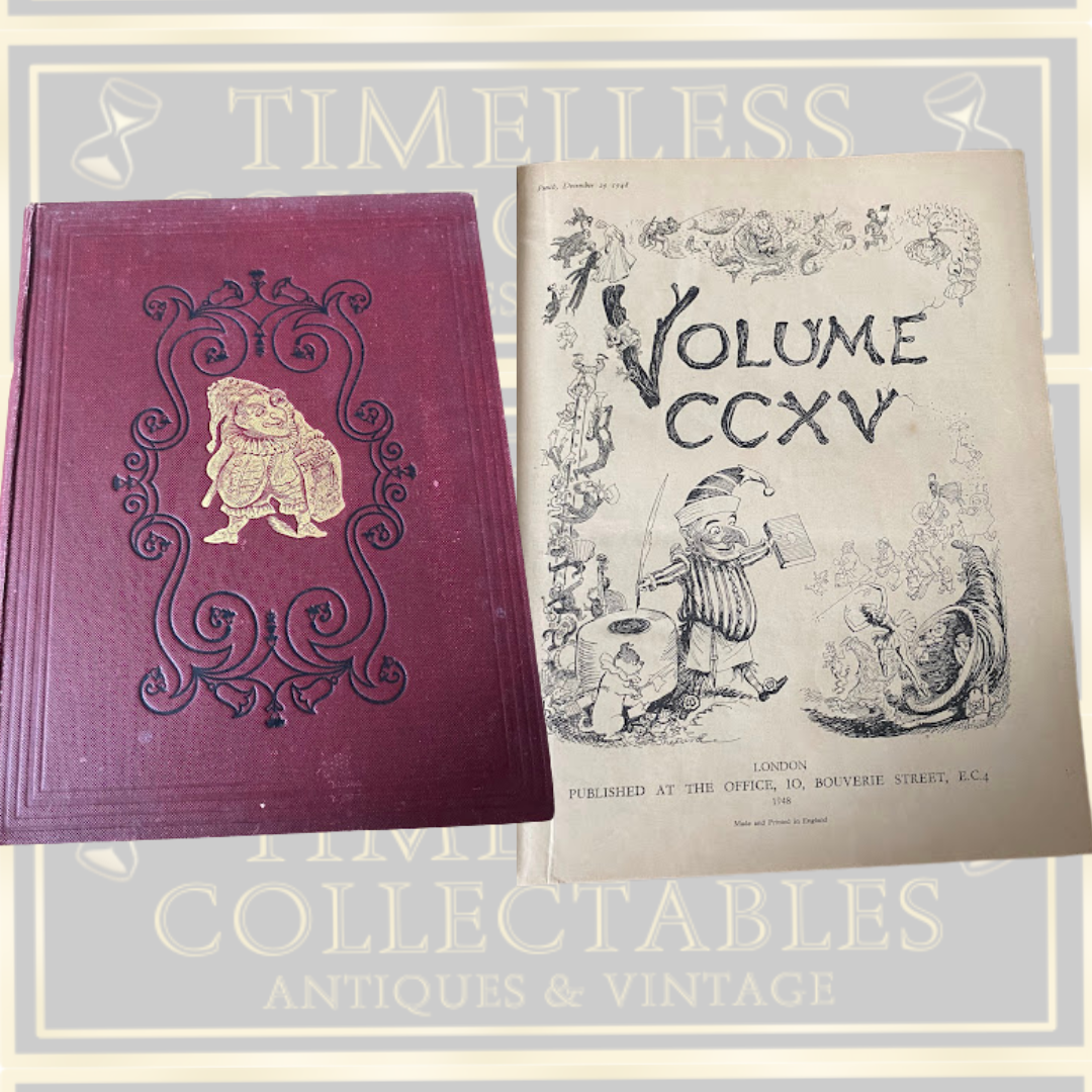 Antique & Vintage Punch Books x 13