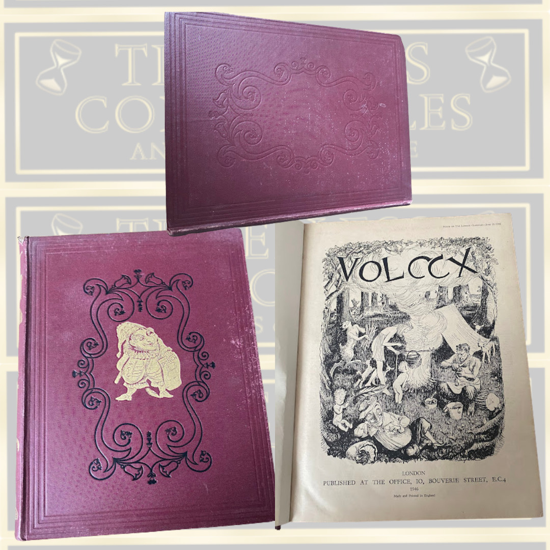 Antique & Vintage Punch Books x 13