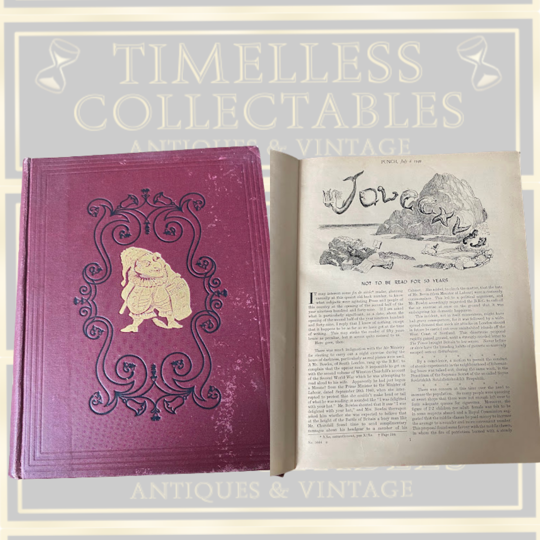 Antique & Vintage Punch Books x 13