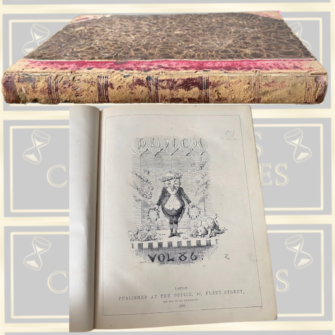 Antique & Vintage Punch Books x 13